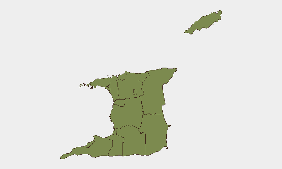 Trinidad and Tobago sub-national risk map