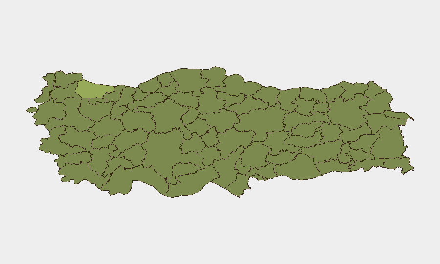 Turkey sub-national risk map