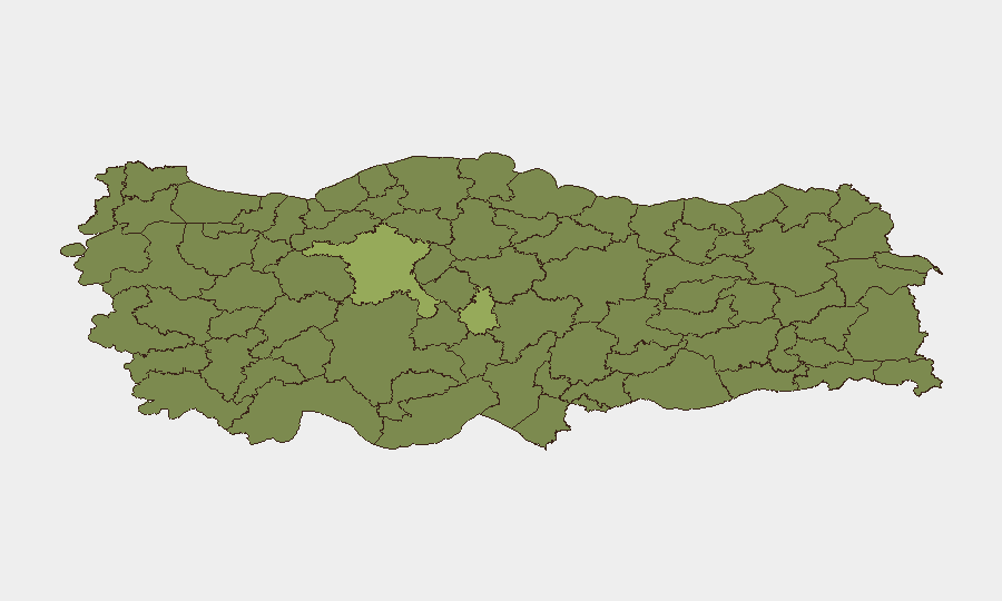 Turkey sub-national risk map