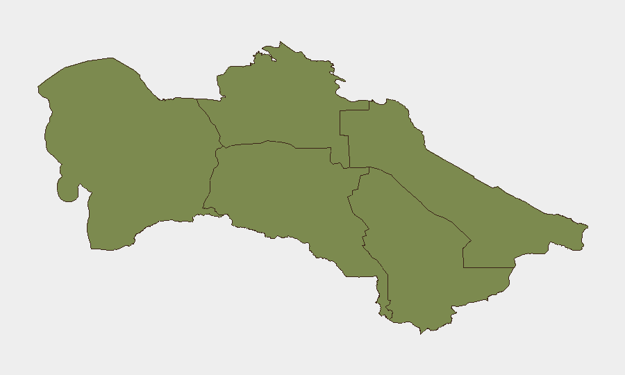 Turkmenistan sub-national risk map