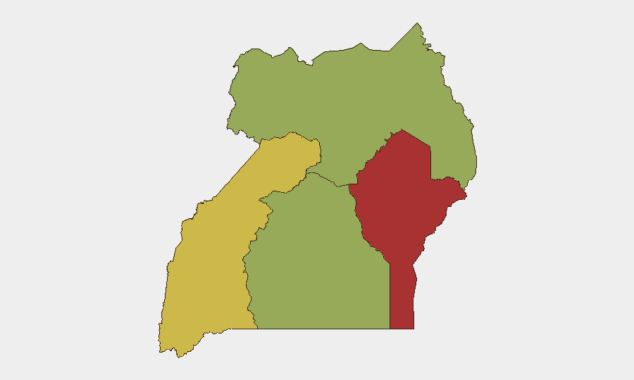 Uganda sub-national risk map