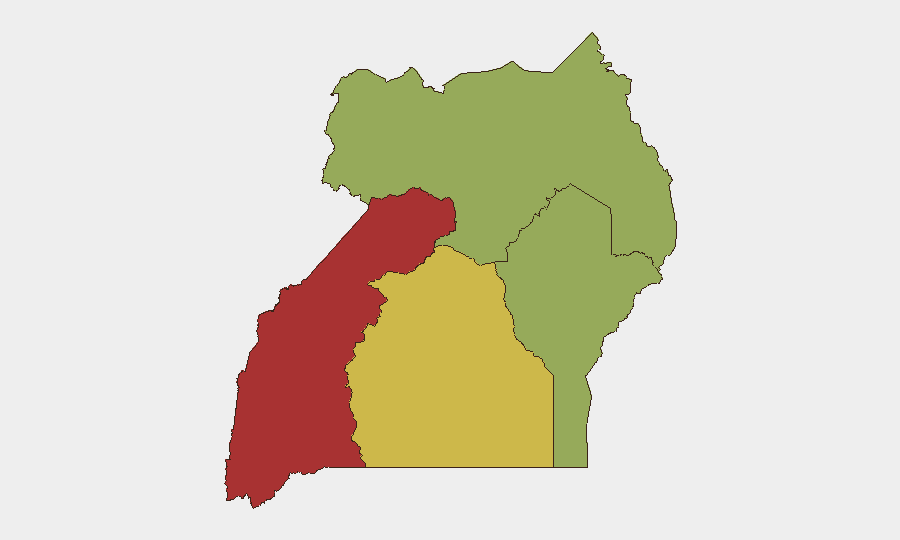 Uganda sub-national risk map