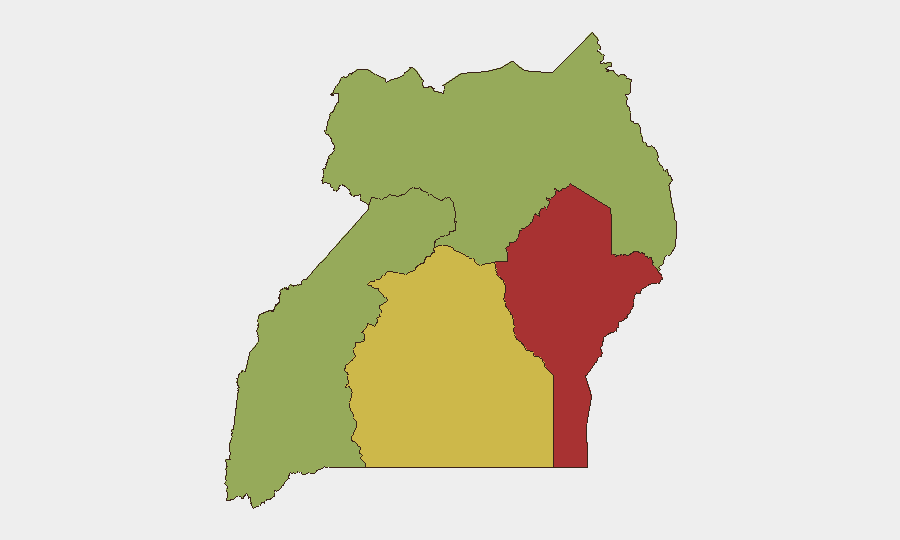 Uganda sub-national risk map