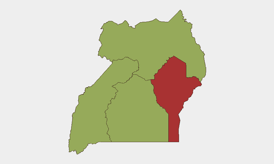 Uganda sub-national risk map