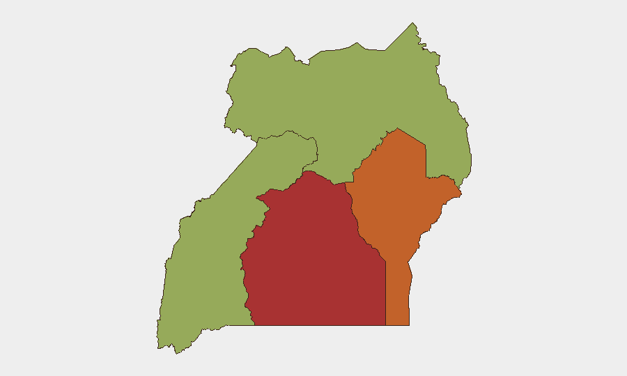 Uganda sub-national risk map