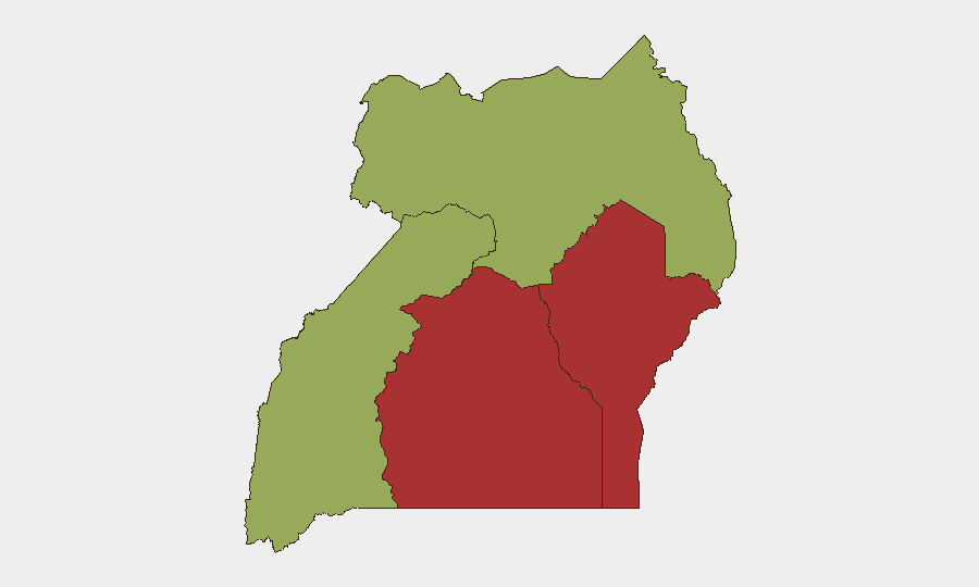 Uganda sub-national risk map