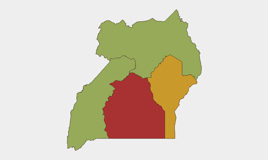 Uganda sub-national risk map