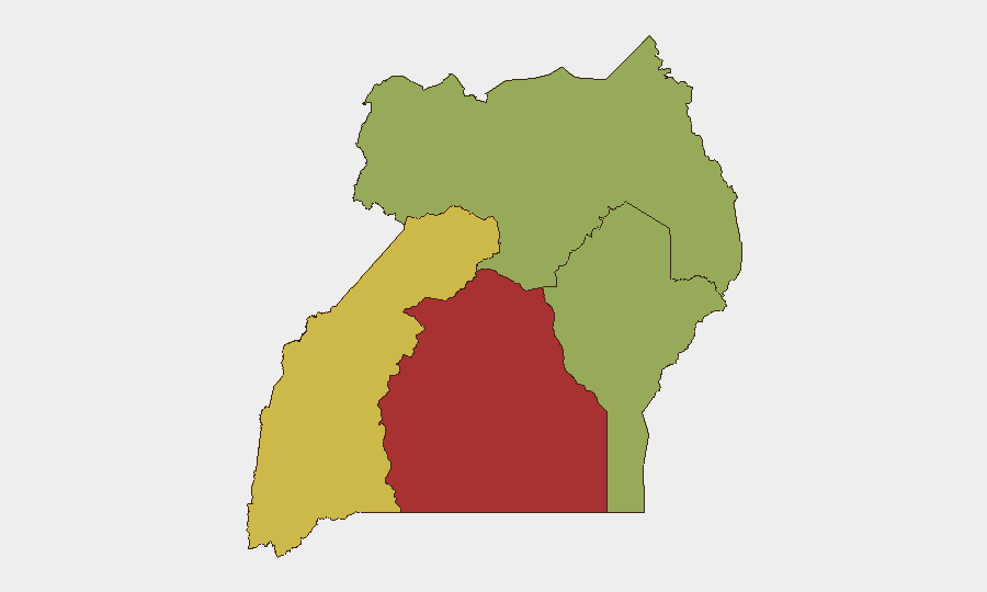 Uganda sub-national risk map