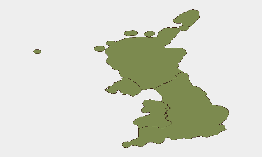 United Kingdom sub-national risk map