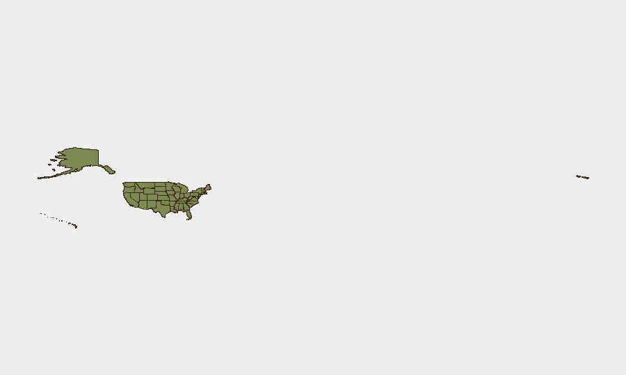 United States sub-national risk map