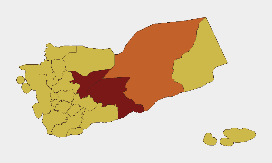 Yemen sub-national risk map
