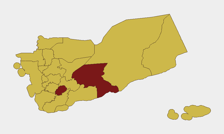 Yemen sub-national risk map