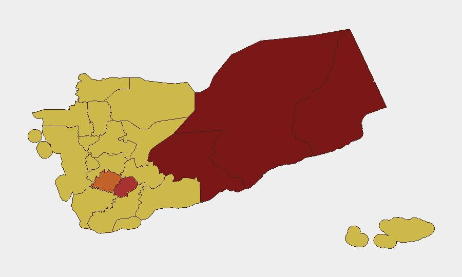 Yemen sub-national risk map