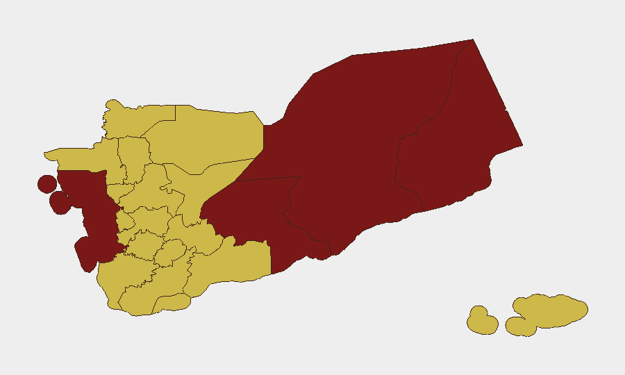 Yemen sub-national risk map