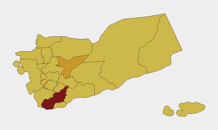 Yemen sub-national risk map