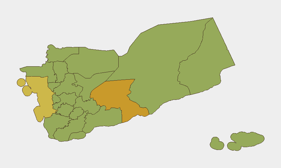 Yemen sub-national risk map