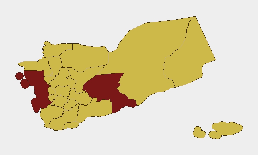 Yemen sub-national risk map