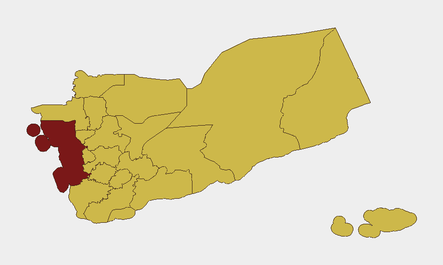Yemen sub-national risk map