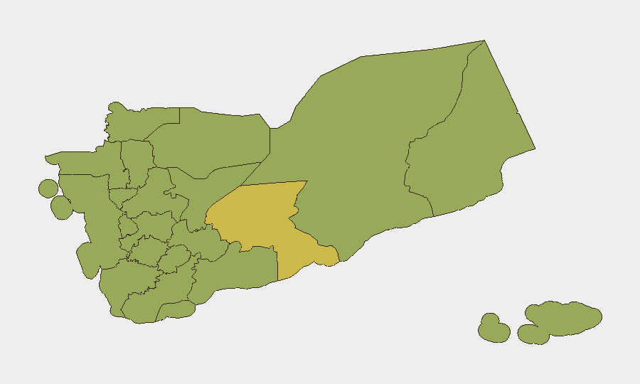 Yemen sub-national risk map