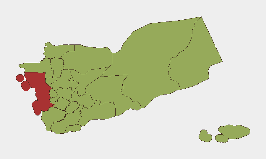 Yemen sub-national risk map