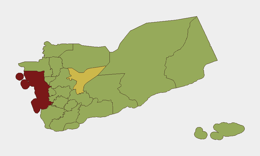 Yemen sub-national risk map