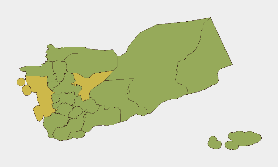 Yemen sub-national risk map